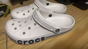 卡骆驰洞洞鞋贝雅卡骆班轻便耐磨一脚蹬休闲鞋|205089 白/深蓝-126 44 (280mm) 实拍图