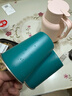京东京造马克杯 咖啡不锈钢对杯情侣家用户外水杯子套装鹦鹉绿 350ml*2 实拍图