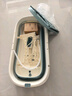 益伟泡澡桶大人可折叠浴缸全身成人洗澡大号加厚浴桶家用沐浴儿童澡盆 1.2米【无盖+置物篮+浴袋】 实拍图