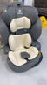 bebelock儿童安全座椅汽车用9个月-12岁宝宝车载坐椅增高垫可折叠通用便携 太空灰-isofix接口款 i-Size认证 实拍图