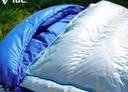 黑冰（BLACKICE）新标准【彩蝶系列鸭绒信封式羽绒睡袋】户外露营防风成人睡袋 彩蝶700(新标准)/浅蓝拼深蓝 实拍图