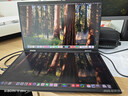 雕塑家15.6英寸4K超清双屏便携式显示器可折叠 100%sRGB AI滤蓝光办公炒股票 电脑笔记本扩展副屏MU156LA 实拍图