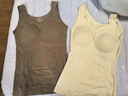 古今（GUJIN）无痕保暖背心女打底吊带背心带胸垫含桑蚕丝贴片女士秋冬新款 实拍图