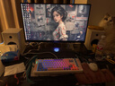 甄严选电脑桌台式电竞桌椅套装组合桌子办公家用桌学习桌书房书桌写字桌 【黑架+黑碳纤纹面】单桌120*60 实拍图