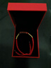 中国黄金（CHINA GOLD）黄金手链女款足金五帝钱金珠红手绳七夕情人节生日礼物送女友老婆 五帝钱手绳【红绳】约0.73g+品牌礼盒 实拍图
