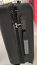 鹃羚次日达行李箱拉杆箱旅行箱大容量皮箱子密码箱结实耐用时尚商务 黑色【当/次日达】 20英寸 可登机 实拍图