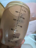 世喜奶瓶6个月以上宝宝仿母乳硅胶断奶大棕瓶240ml带重力球手柄 实拍图