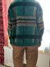 马登工装美式复古雪尼尔圣诞毛衣男秋冬撞色加厚保暖打底套头针织衫 绿间条 【毛衣男高级感/男士针织衫/厚衣服】 XL 【宽松版型/可拍小一码】 实拍图