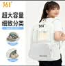 361°双肩包乒乓球包羽毛球包运动男女旅游休闲户外多功能轻便 白色 实拍图