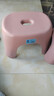 换鞋凳小凳子座椅小板凳可叠放加厚塑料凳高级感儿童学生寝室矮凳 樱花粉2个 实拍图