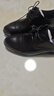 百丽男鞋2025商务正装休闲增高软底真皮鞋 黑色A2247（三接头款） 40 实拍图