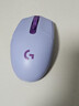 罗技（G）G304 LIGHTSPEED无线鼠标 游戏鼠标 轻质便携 鼠标宏 绝地求生FPS英雄联盟吃鸡 生日礼物 紫色 实拍图