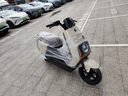 爱玛电动摩托车  辉腾长续航大动力智能APP操控72V电瓶车国民好车爱玛电动车自营电动车 茶白 实拍图