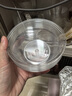 美丽雅一次性碗食品级400ml*40只 耐高温航空水晶碗野餐塑料方便汤碗 实拍图