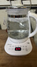 美的（Midea）养生壶大容量 煮茶器智能预约1.5L烧水壶 恒温煮茶壶 办公室电水壶 花茶壶 【易洁玻璃上盖】YS15P202 1.5L 实拍图
