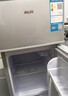 奥克斯小冰箱家用小型迷你冷藏冷冻两用出租房宿舍用节能省电寝室办公室电冰箱 【热卖款 升级净化去味】22A126DW银 实拍图