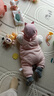 欢喜小熊 宝宝裤子秋冬夹棉加厚棉裤休闲裤儿童冬装长裤婴儿纯棉背带裤 静蓝 80 (建议10-18月身高73-80cm) 实拍图