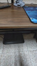 新颜值主义电脑桌电竞桌实木书桌家用台式办公桌学习桌写字桌工作台长条桌子 120*60CM【40MM碳钢腿】胡桃色 实拍图