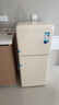 美的（Midea）复古小冰箱迷你小型双门家用 冷藏冷冻两用节能轻音电冰箱 欧式现代家装网红颜值款BCD-113MR 实拍图