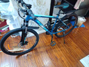 邦德·富士达 自行车男女成人24级变速山地车碟刹减震前叉青少年儿童越野单车 【26寸 铝架】 极光蓝 实拍图