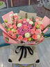 艾斯维娜鲜花速递向日葵混搭花束生日礼物全国同城配送 绣球粉玫瑰大花束 实拍图