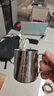 CLITON 咖啡拉花杯尖嘴拉花缸加厚304不锈钢打奶泡杯 带刻度350ML拉花杯 实拍图