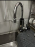 奥克斯（AUX）电热水龙头热水器加热水龙头快速热水变频恒温厨房下进水 【大屏数显】电镀银+漏保插头+万向喷头 实拍图