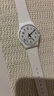 斯沃琪（Swatch）瑞士手表 纯白之光2.0 圣诞礼物男女时尚腕表考试表 SO28W107-S14 实拍图