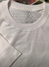 拇指白小T一代纯棉短袖T恤男女春夏休闲小白丅百搭打底衫 皓白女款 S  实拍图