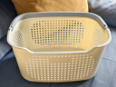 京东物流 脏衣篓家用脏衣服收纳筐脏衣篮浴室洗衣篮神器收纳筐 奶油黄 中号【长36宽25.5高19CM】 实拍图