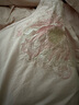 恒源祥家纺100%全棉刺绣花卉四件套1.8/2米床单被套220*240cm粉套件 实拍图