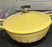 北鼎（Buydeem）珐琅锅铸铁锅焖烧炖锅电磁炉燃气灶黑珐琅24cm小鹅黄 晒单实拍图