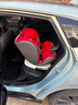 Heekin德国 儿童安全座椅汽车用0-4-12岁婴儿宝宝360度旋转ISOFIX硬接口 时尚红(ISOFIX+360度旋转) 实拍图