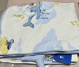 babycare婴儿小被子山茶花超柔针织被四季被填充桑蚕丝梦游鲸鱼120*150CM 实拍图