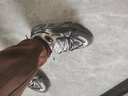 PATAL VIETON春季男鞋国潮网面运动跑步春秋休闲百搭透气增高老爹潮鞋子男椰子 灰色【升级款】BK2038 42 实拍图