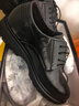 海澜之家HLA皮鞋男商务休闲秋冬正装德比鞋子HAAPXM1EBH090 黑色增高款40 实拍图