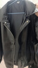 SWAMP AREA皮衣纯色男秋冬季嘻哈外套上衣美式复古机车风夹克 SWC99黑色  L  实拍图