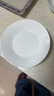 松发瓷器好韵纯白暗纹系列碗盘釉下彩碗具家用陶瓷碗碟餐具碗盘碟组合 好韵7.5英寸汤盘2个装 实拍图