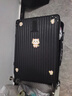SOO行李箱男万向轮拉杆箱耐磨抗摔24英寸A330旅行箱密码箱女商务黑色 实拍图