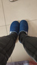 回力日系柔软情侣棉拖秋冬家居室内保暖棉鞋男款HL0006蓝色44-45码 实拍图