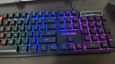 前行者GX 87键真机械手感游戏键盘鼠标套装有线静音薄膜键鼠台式电脑网吧笔记本办公背光USB外接外设 黑色-彩虹光键盘【加厚升级版】 实拍图