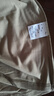 重磅纯棉短袖t恤男高档纯色印花休闲基础款内搭半袖打底衫 卡其 XL  140-155斤 实拍图