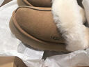 UGG秋季女士经典舒适厚底毛拖包头休闲懒人毛毛鞋勃肯鞋 1122550 CHE|栗色 39 39码及以下建议拍大一码 实拍图