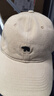 佰思腾（BAISITENG）大头围帽子男女通用刺绣棒球帽显脸小帽子软顶鸭舌帽 小北极熊鸭舌-卡其色 大头围(55-62cm) 实拍图