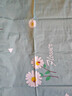 洁丽雅（Grace）纯棉枕套一对 加厚家用印花枕头套枕芯套 花漾-蓝48*74cm 实拍图