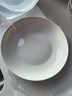 洁雅杰陶瓷盘家用白瓷盘子9英寸中式釉下彩餐盘菜盘汤盘 2只装 新骨瓷 实拍图