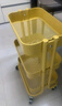 宜家（IKEA）拉斯克家居小推车三层置物架移动茶水桌客厅咖啡桌厨房储物收纳架 【升级款】米色黄色大号 35*45*77cm 实拍图