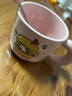 可爱fufu生日蛋糕马克杯带盖勺陶瓷杯送女生高颜值有意义生日礼物 汉堡生日蛋糕杯+勺1个350ml 实拍图