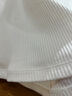 优衣库女装罗纹高领T恤/长袖小高领内搭479588 00 白色 M /160/84A 实拍图