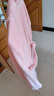 洁丽雅（Grace）加厚平纹浴袍 吸水可穿可裹浴巾 家用情侣保暖浴裙柔软浴衣 粉色 实拍图